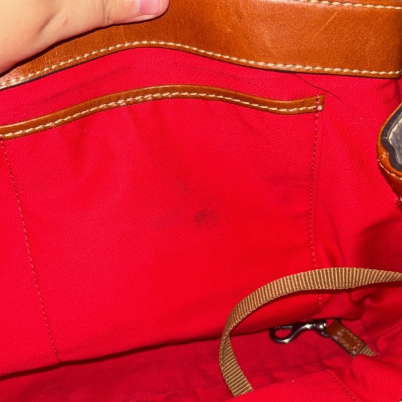 Dooney & Bourke Gray and Brown purse - Picture 6 of 7